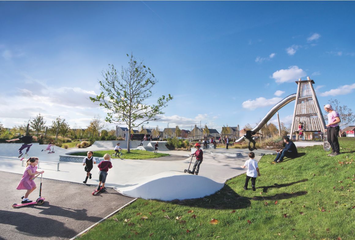 Playground at an Urban&Civic development