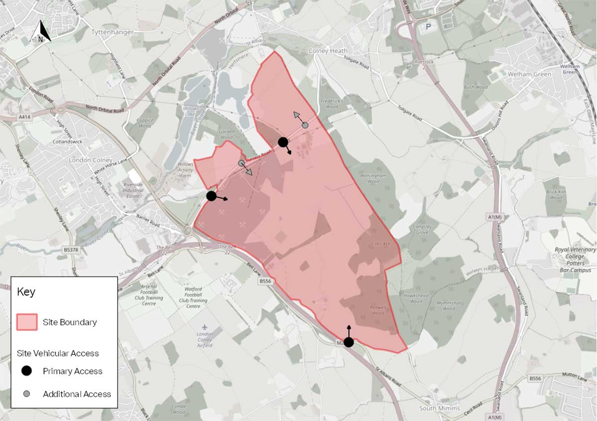 site access locations